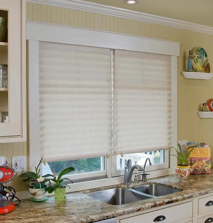 Self adhesive paper pleated blinds, pleated adhesive blinds