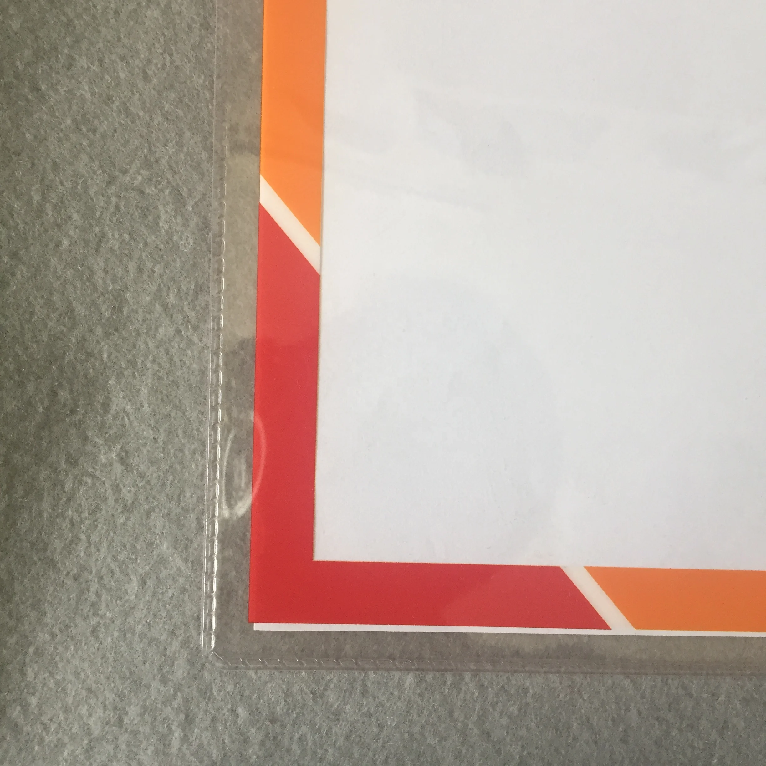 Comic printed decorative a3/a4/a5/a6 customized plastic hard book cover, pvc book cover