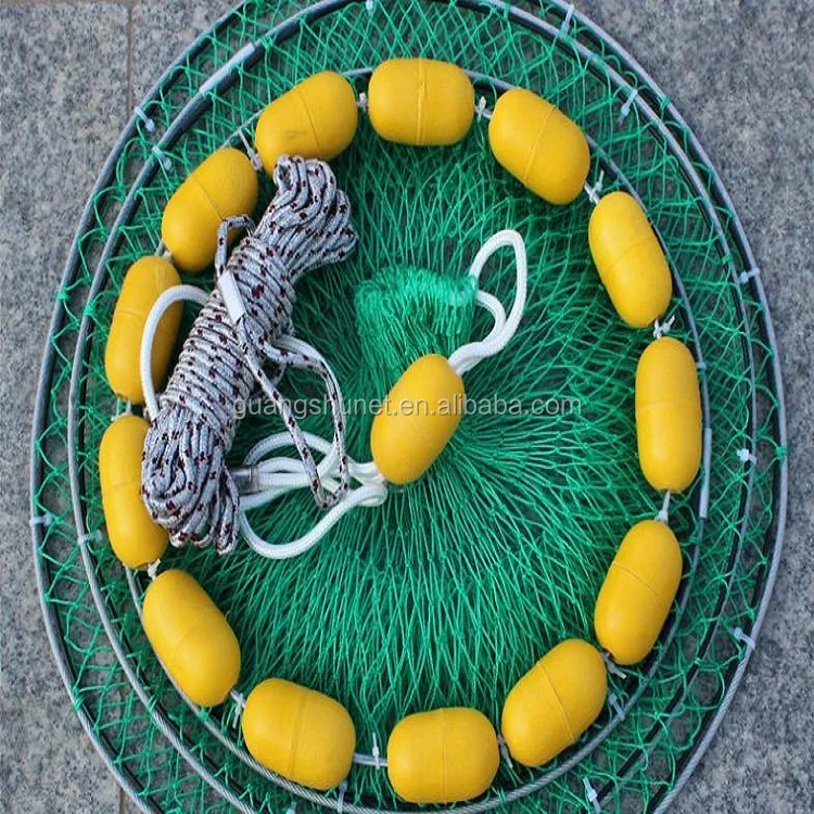 Fishing protection fish net bag Three floating foldable fishing nets keeper net