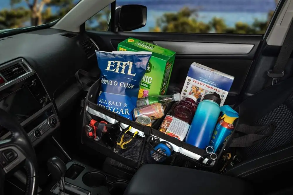 Складной портативный органайзер для багажника с несколькими отделениями