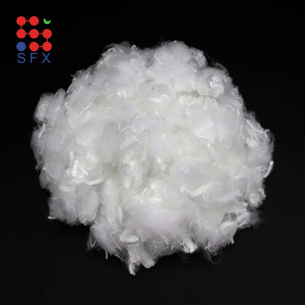 Cheap polyester staple fiber for Pillow and sofa padding pearl wool etc