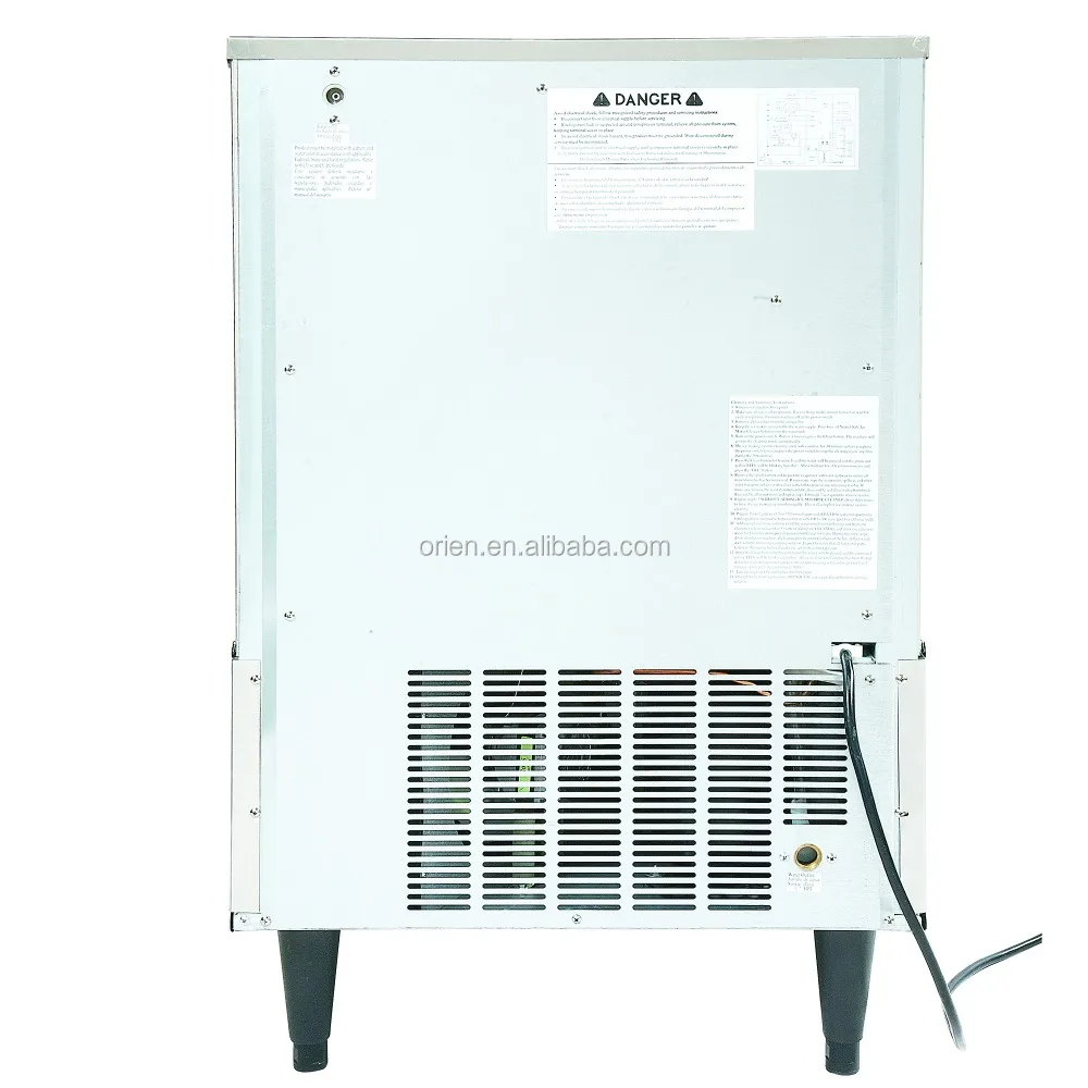 
custom commercial undercounter ice cube bullet block maker making machine 