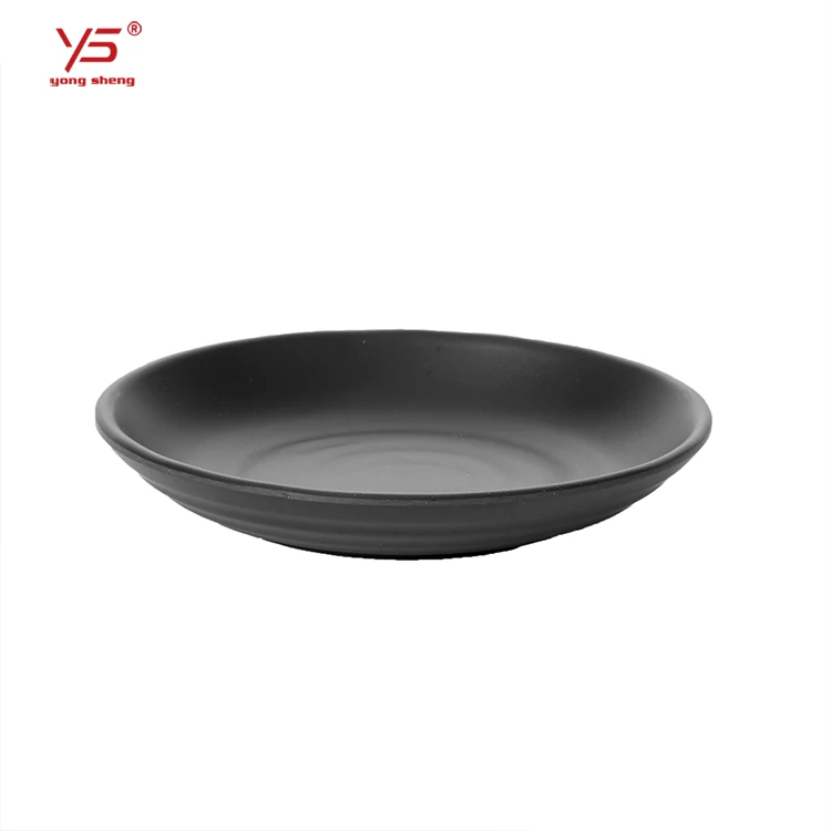 Trade assurance 100% melamine frosted cheffing dishes for restaurant