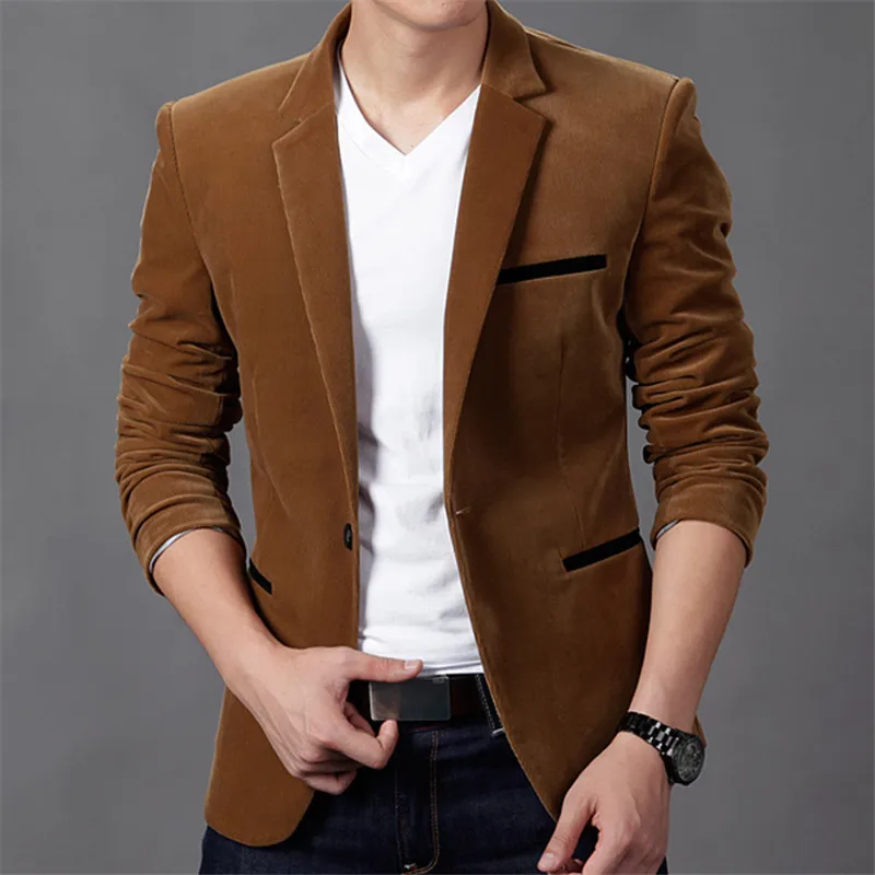 Compra chaqueta para hombre de pana online al por mayor de