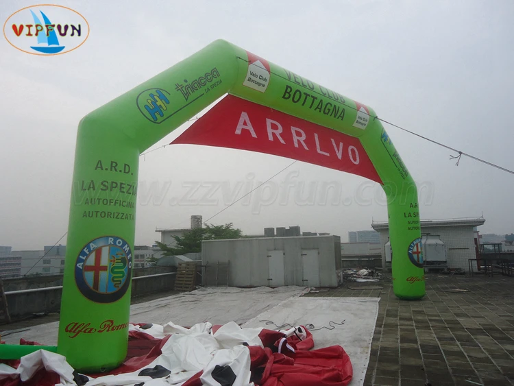 Wholesale inflatable advertising start arch, inflatable race arch 10m