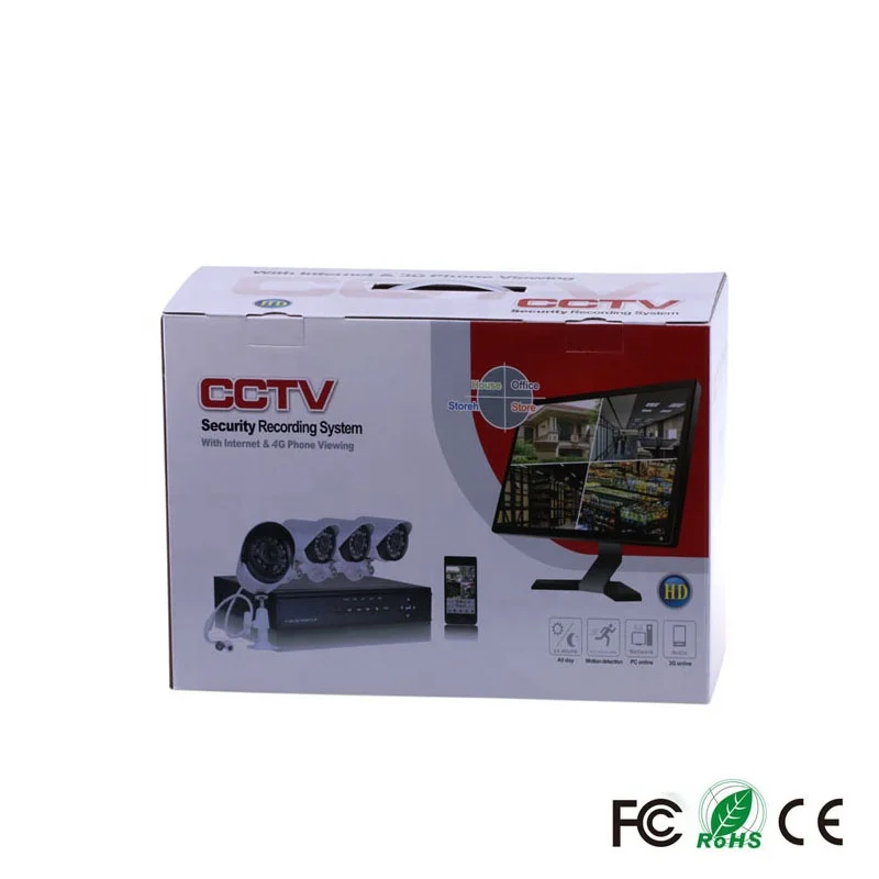 Новый продукт ahd 4 канала 720p cctv camera kit для системы