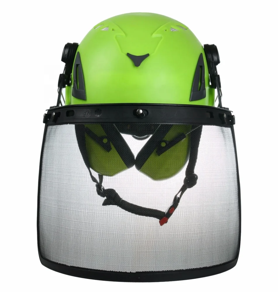 CE EN 12492 approved adults/kids double mold portecive climbing helmets safety Helmet with visor for alpinist