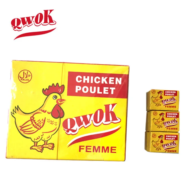 
QWOK HALAL AFRICA SPICES CUBE CHICKEN SEASONING CUBE POULET BOUILLON CUBE 