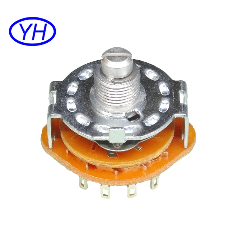Индивидуальные 25 мм возвратной пружиной 6 положение поворотного переключателя для бытовой техники