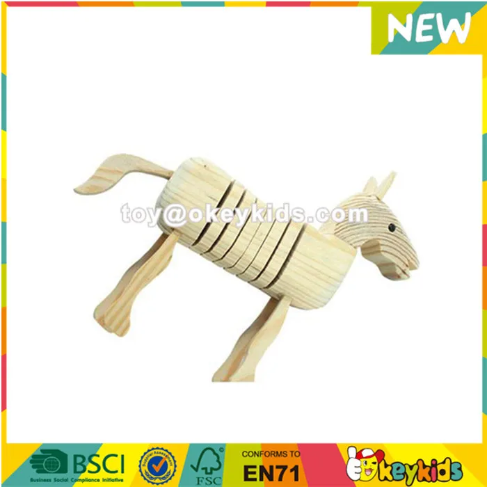Wholesale kids best choice wooden lizard toy most popular wooden lizard toy W03A030