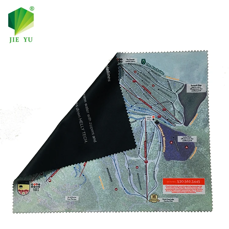 Hot sale custom logo printed microfiber lens cleaning cloth