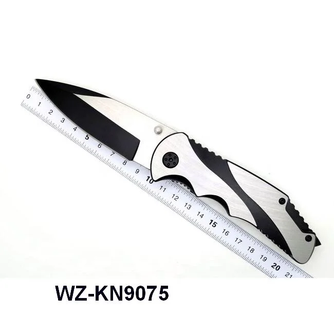 stainless steel material type camping survival utility folding carbon fiber pocket knife