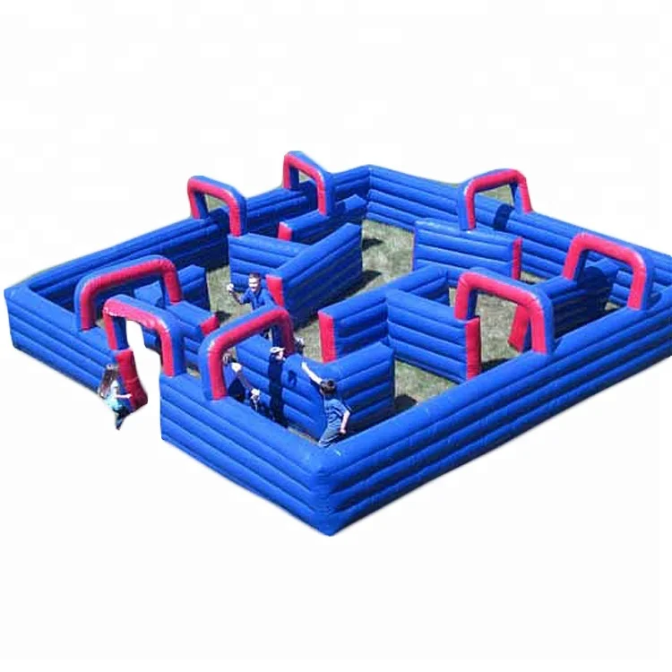large outdoor adult obstacles laser tag inflatable maze inflatables fun house maze for sale
