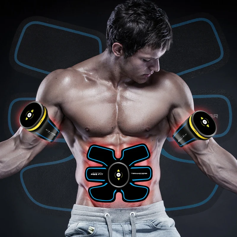 Abdominal Muscle Toner Abs Workout Gear Wireless Muscle Stimulator For Abdomen/Arm/Leg Training