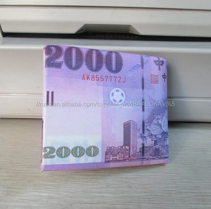 США 100 доллар валюта новинка пользовательские tyvek кошелек