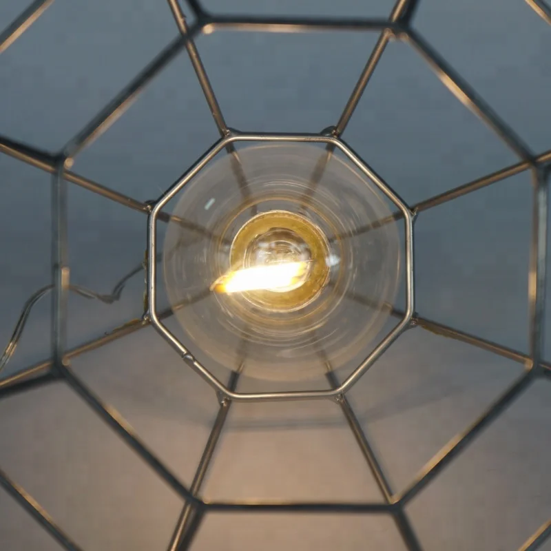 Battery Operated Vintage Decorative Cage LED Pendant Light