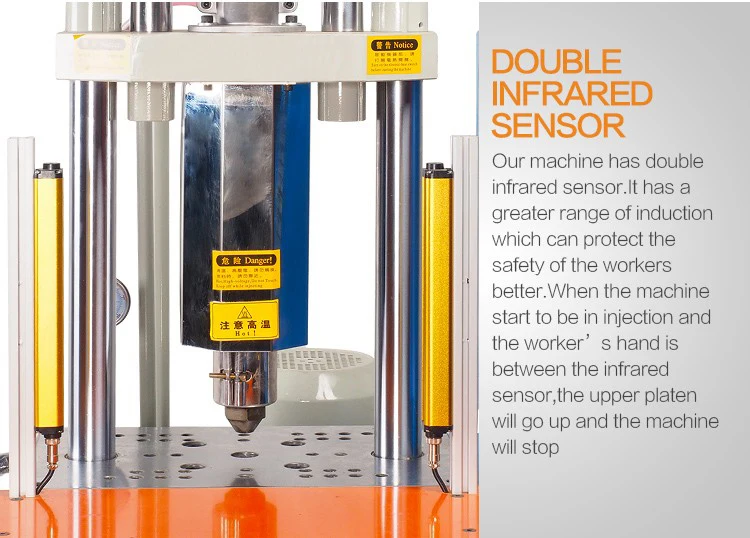 Plastic injection molding machine for making USB data charging cable