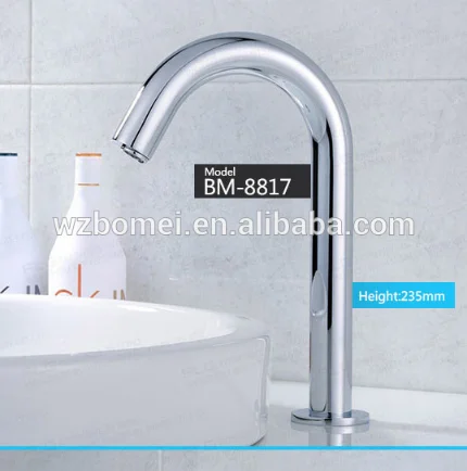 FLG Single Cold Automatic Sensor Faucet Arrival 304 Stainless Steel New CE Bathroom Chrome Modern Contemporary Ceramic Polished