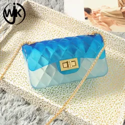 Good price jelly shoulder bag multi color to choose silicone women bags summer hot sell jelly bag handbag