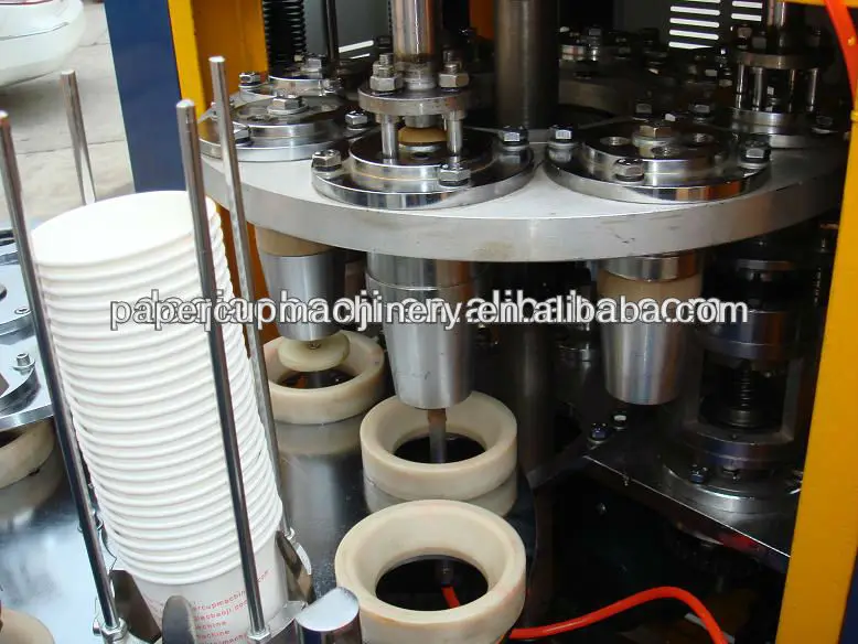 High speed paper cup machine shelf use gear & glass transmission paper cup machine manufacture in china