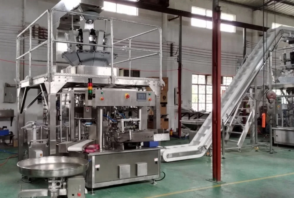 Fully Automatic Multi-function premade bag Stand-up Pouch Packaging Dried Meat Biltong Beef Jerky Packing Machine For Dry Pork