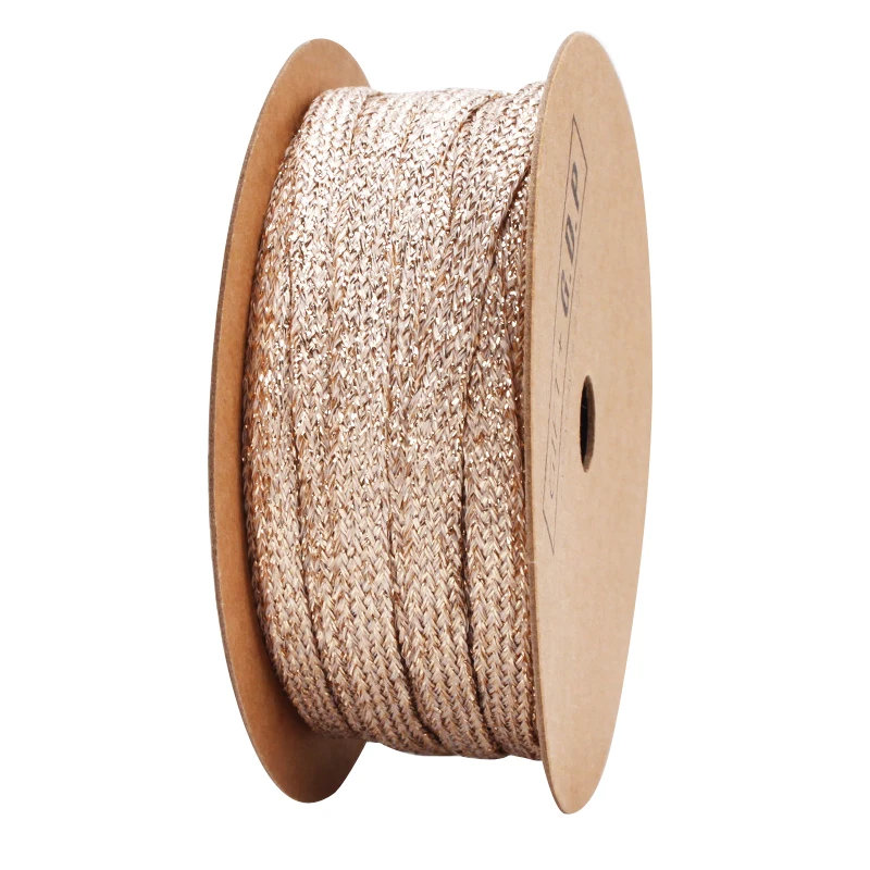 
Wholesale 8mm Korean Flash Cord Roll Multi Colors Gift Packaging Rope 