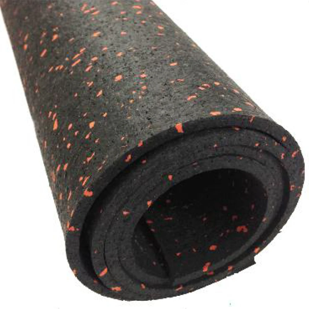 
Recycled rubber flooring rolls with beautiful surface and good protection rubber gym floor sheet in roll 