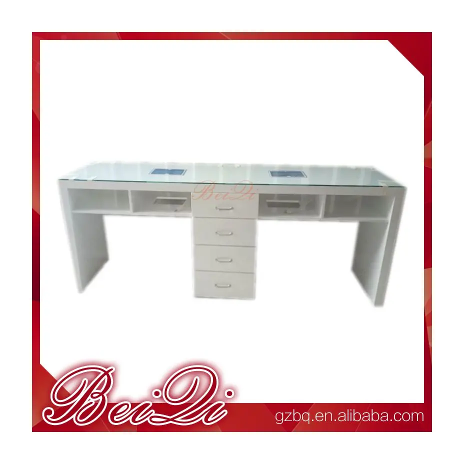 BQ!! antique beauty nail salon equipment manicure nail table , used pedicure manicure desk wholesale price