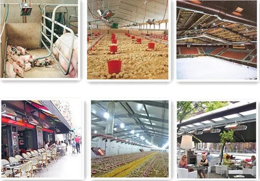 
Kenya Chick Farming heating equipment Manual ignition universal infrared gas heater brooder 
