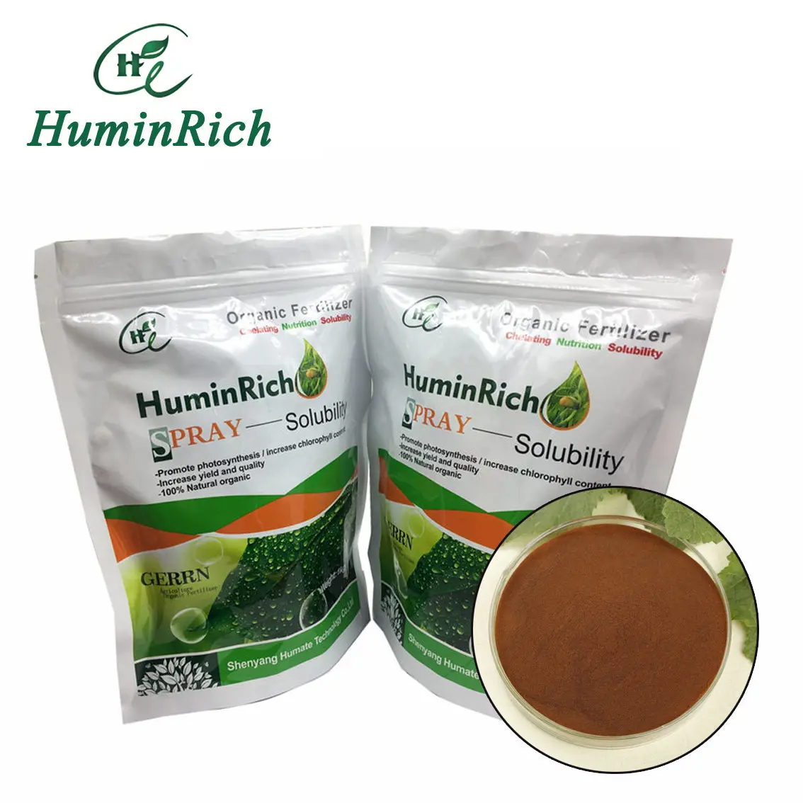 Минерал HuminRich FuPlus SY300 и порошок фульвовой кислоты, 100% растворимость в воде для роста корней