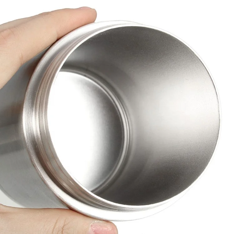 Custom 12oz Vacuum Insulated Double Wall Beer Bottle Stainless Steel Can Cooler Holder