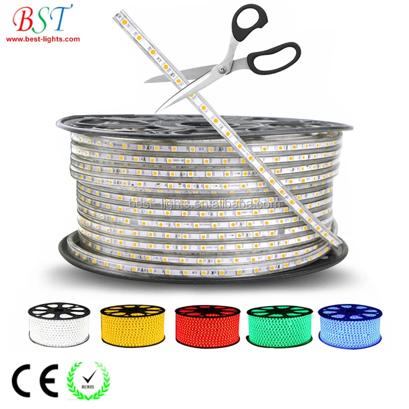 100m/roll led strip lights 220-240v