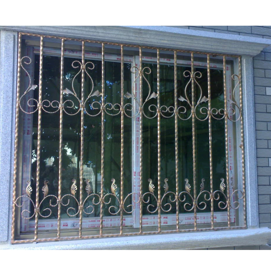 wrought iron window grill