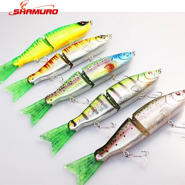 Online Wholesale 2 Multi Segment Jointed Glide Swimming Hard Trout Bait For Sea Bass Fishing Lures Swimbait Fish Lure