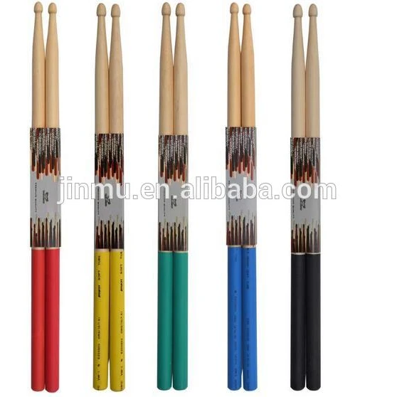 hickory drumsticks wholesale 5A/5B/7A custom logo drumsticks bulk drum sticks custom logo drumsticks