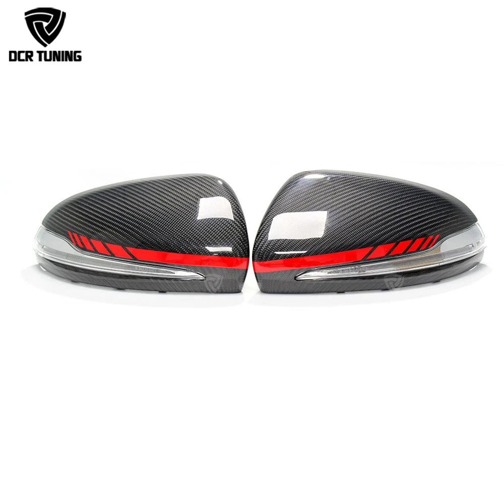 Replacement Style Carbon Fiber Mirror Cover For Mercedes Benz W205/W222 W238 CLS W257 LHD C63 2015+ C180 200 250 260