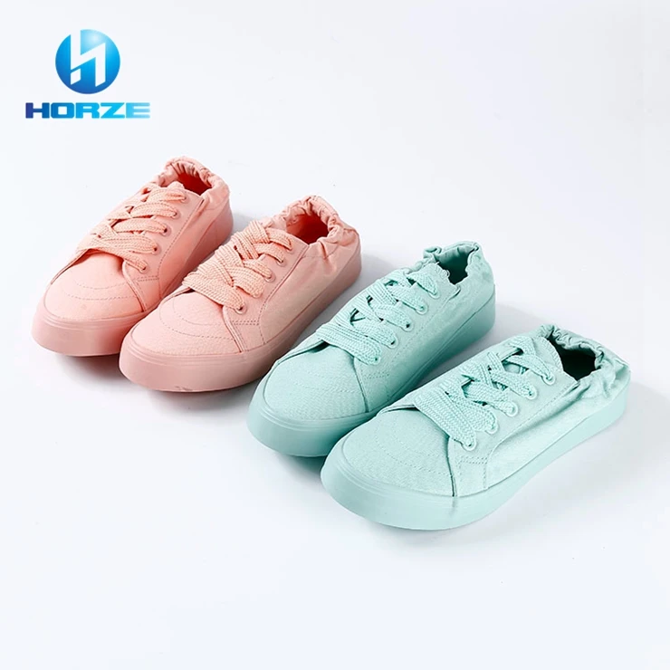 Светло-розовые и голубые женские повседневные Прогулочные кроссовки с мягкой подошвой