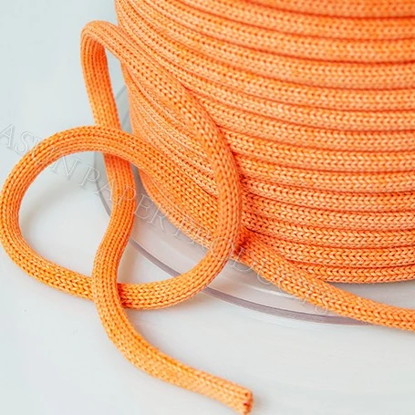Asun Paper Manufacturer Knitted Paper Cord Top Sell Shopping Paper Bag Handle