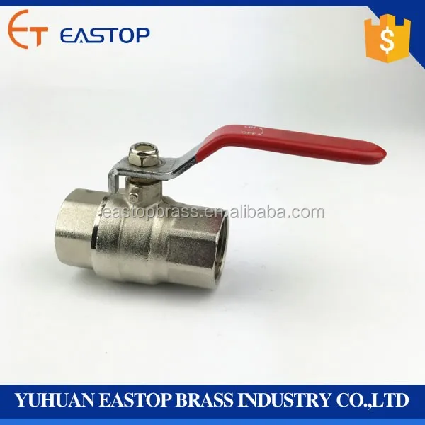 Шаровой кран Pn40 Dn8 с длинной ручкой из латуни с ручным управлением