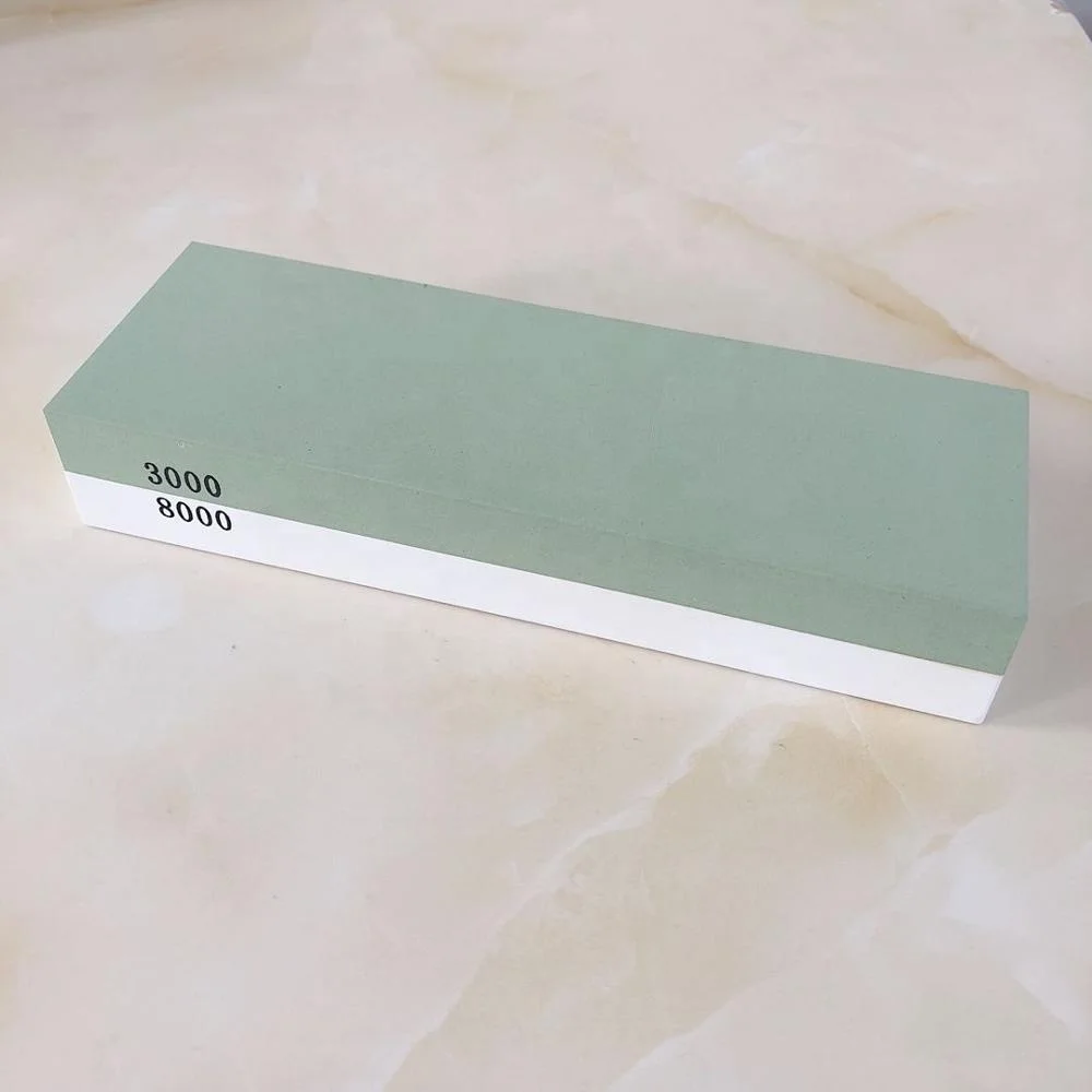 Double-sided knife sharpening grinding oil stone#3000-8000 green