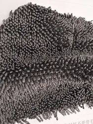 Полотенце для автомобиля из микрофибры серого цвета