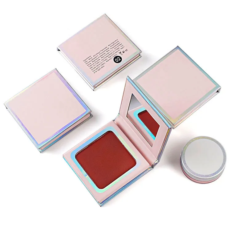 Hot Selling Private Label Custom Vegan Blush Bronzer Cheek Single Blush Pallet Blush Palette Makeup Blush