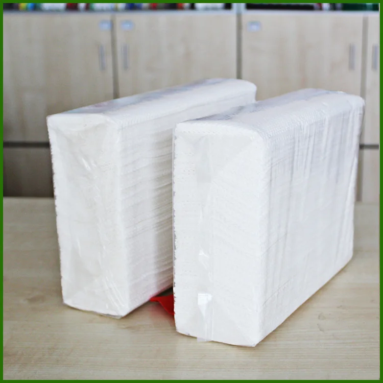 Для складывания 1 слой натуральной древсной массы белый ручной держатель для бумажных полотенец