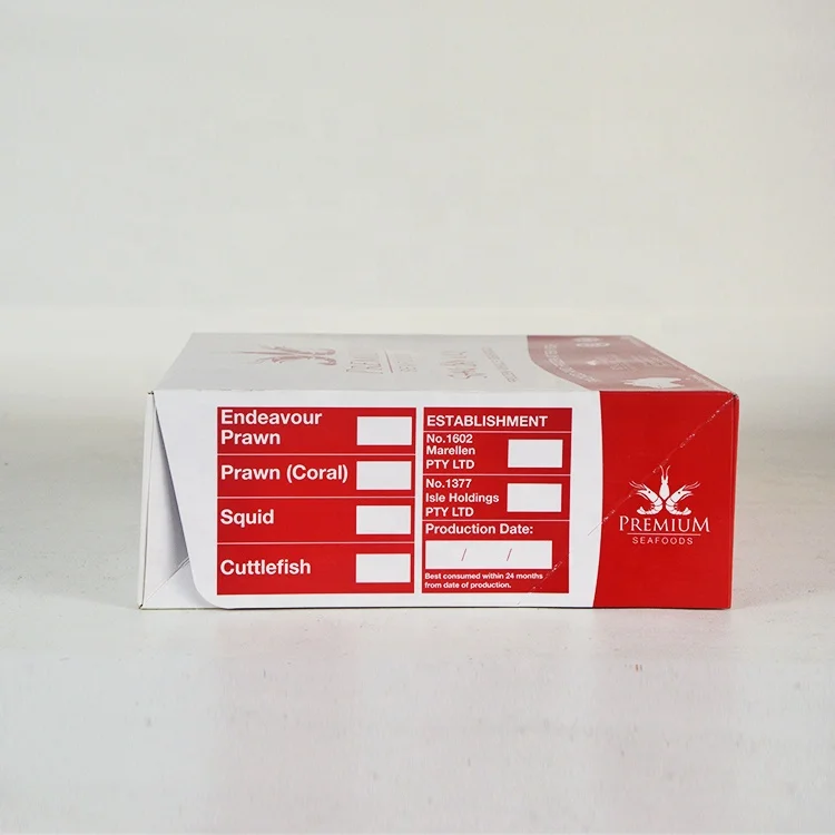 Scampi paper Cold chain transportation box Customized Custom Logo