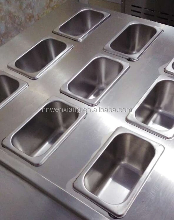 Manual thai fried ice cream machine, stir fry ice cream machine for handmade ice cream rolls