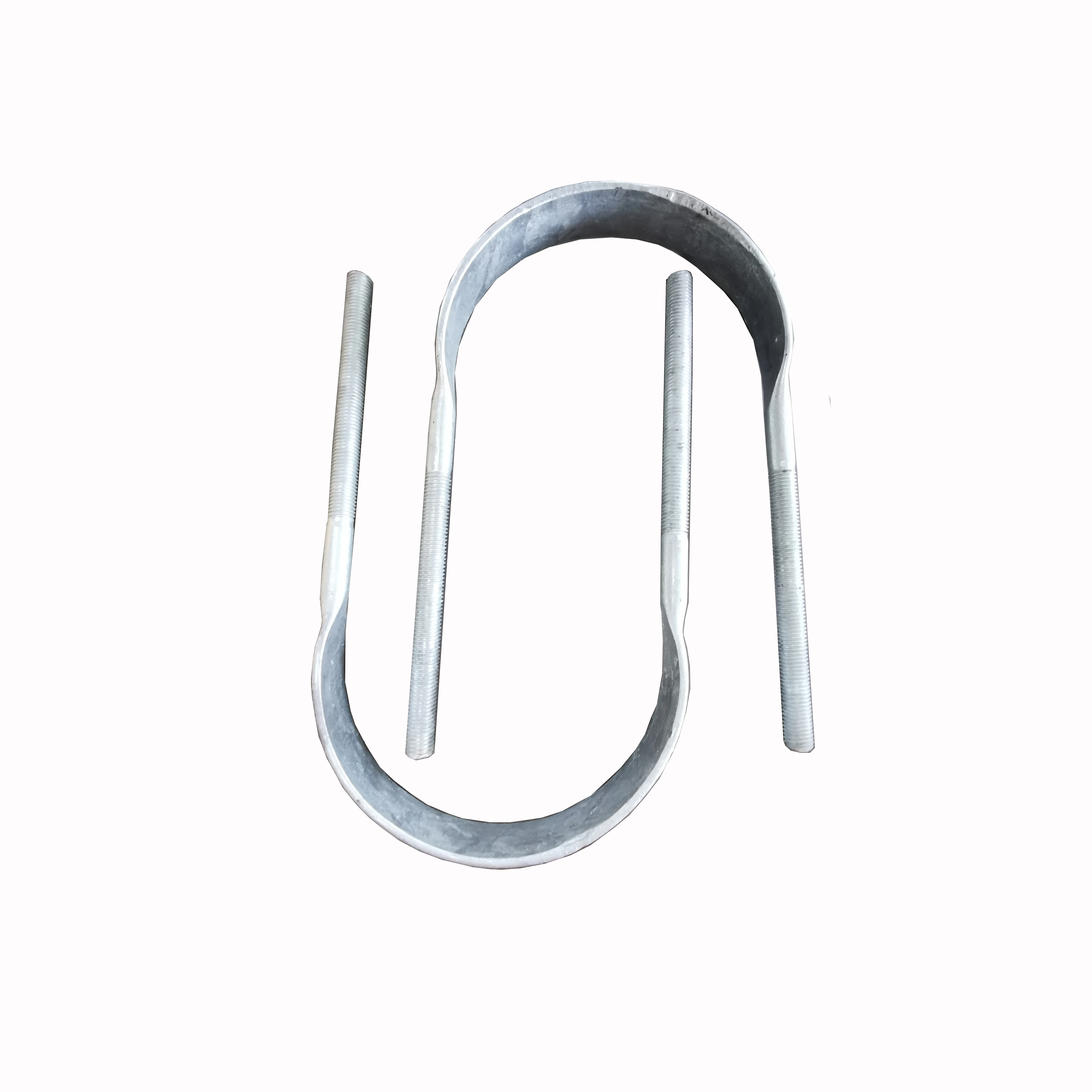 Power line fittings electrical metal conduit light pole fastening clamp