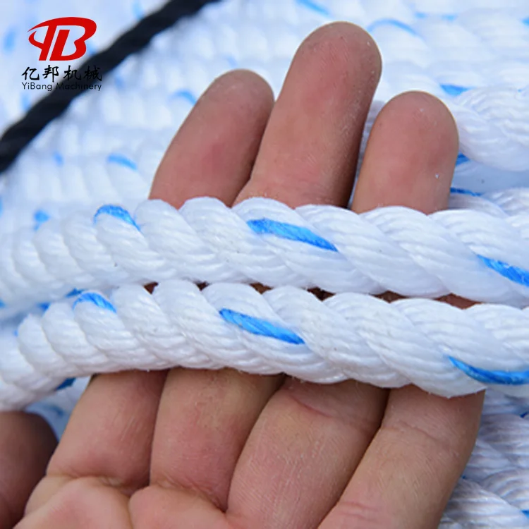 PP danline re-twisted rope production line Tow rope hauling cable production line