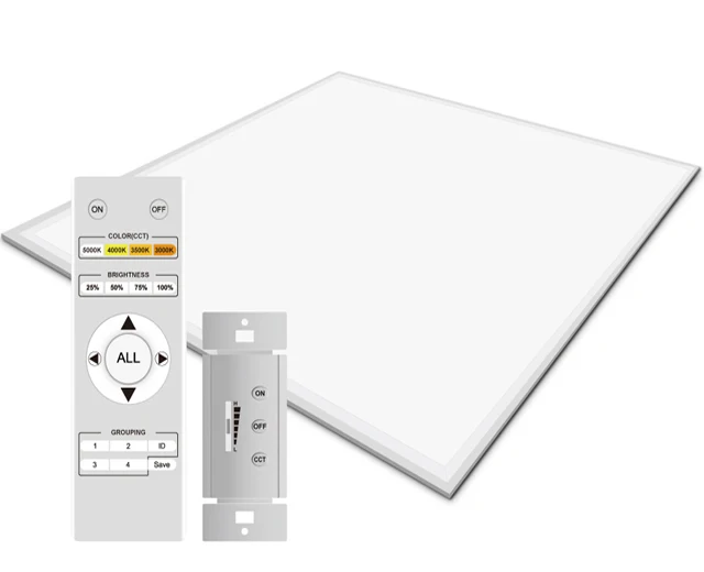 UL Certificate 2.4G wireless 0-10V dimming 1X4/2X2/2X4 tunable white led panel light