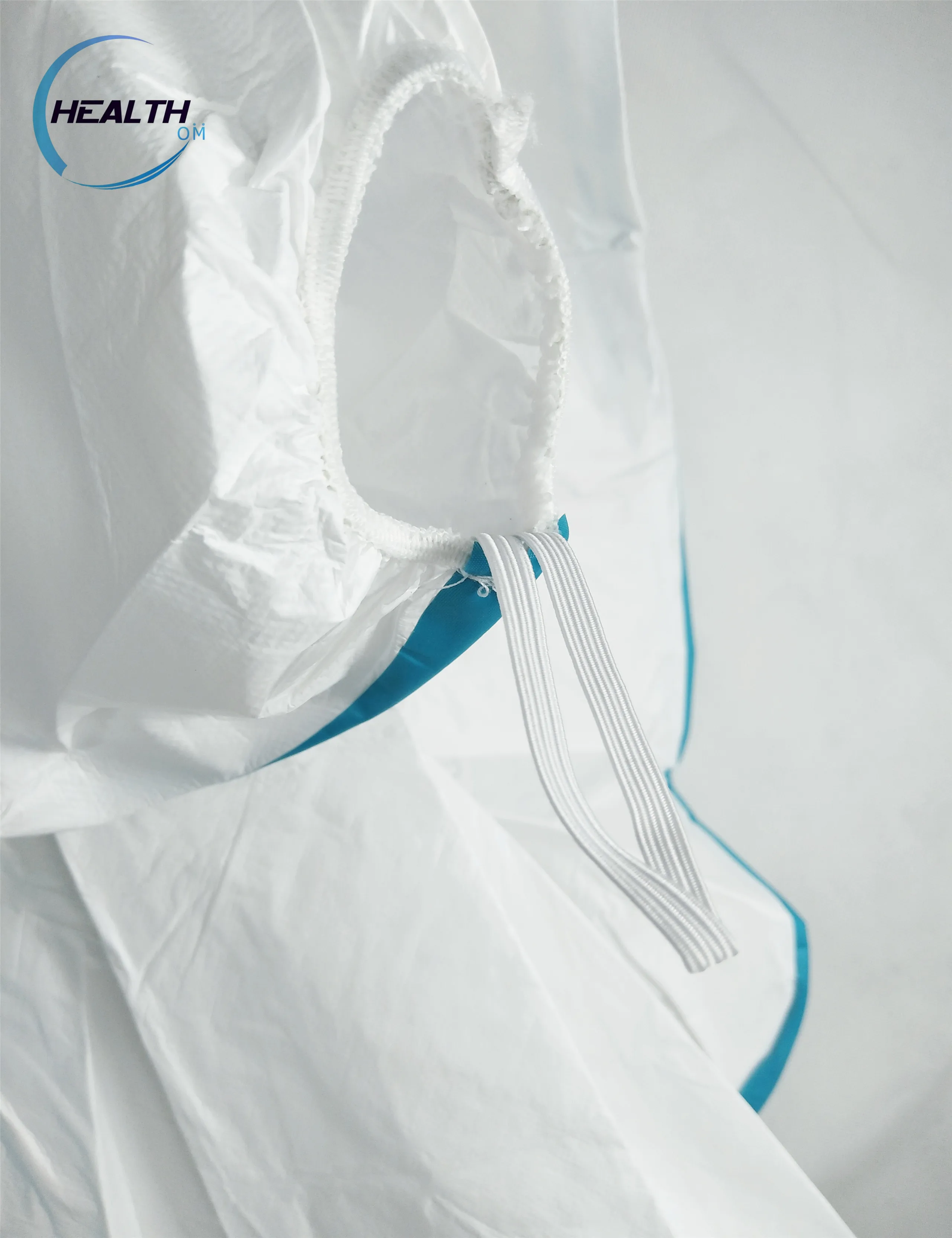 Long sleeve surgical coverall isolation disposable type 5 full length coveralls