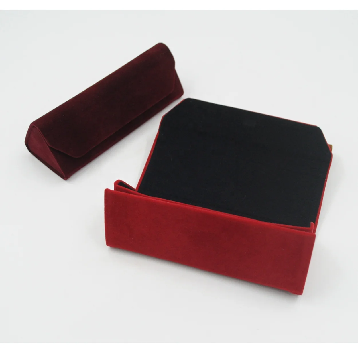 Лидер продаж 2023 года, цветной Складной футляр для солнцезащитных очков из бархатной ткани на заказ